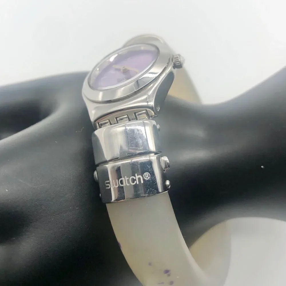 Swatch Vintage Watch with Metal and Lucite Water Resistant
